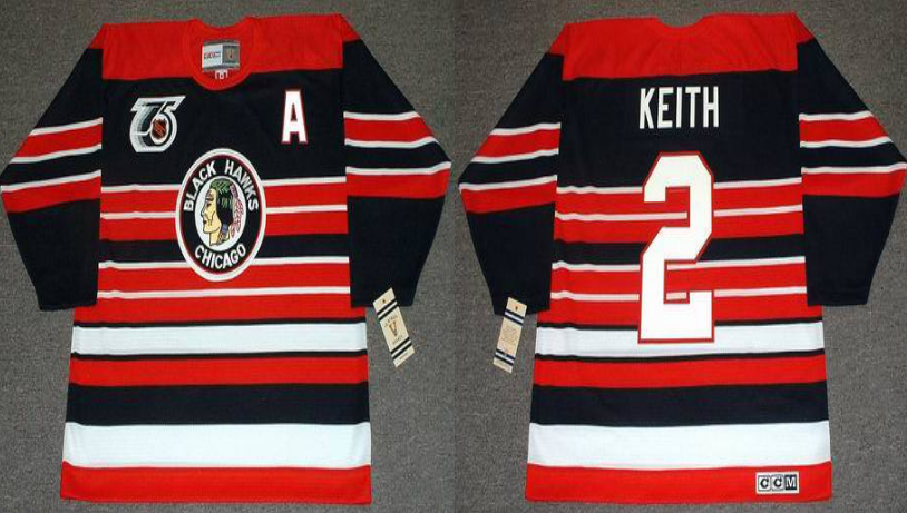 2019 Men Chicago Blackhawks #2 Keith red CCM NHL jerseys